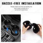 Autorder Car Cup Holder for Honda Pilot 2023-2025/Passport Ridgeline 2024-2025 2026 Accessories Water Cup Holders TPE Durable Cup Holder Insert for Pilot