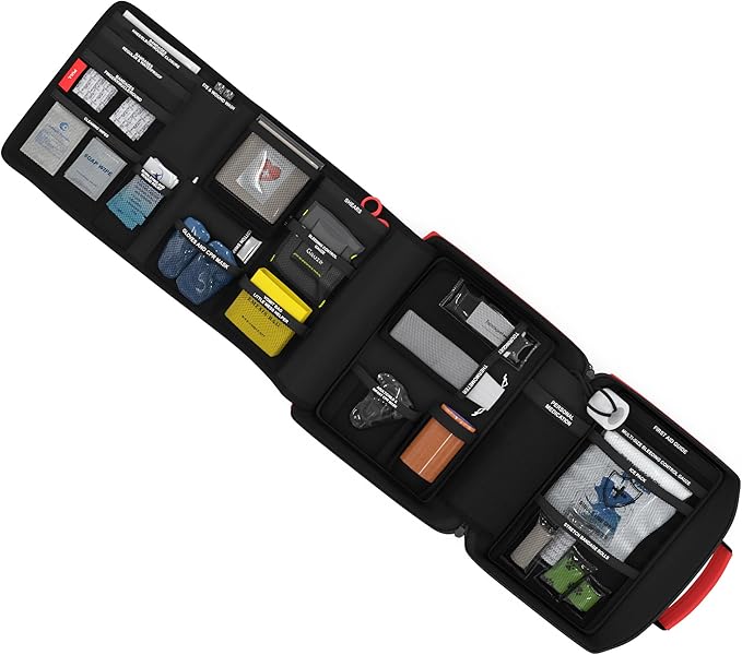 Family First Aid & CPR Kit - Emergency Medical Kit for the Entire Family, Child, Kids, and Youth. Perfect for Camping, Travel
