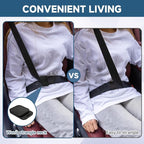 Seat Belt Clips, 2.9" Width Adjustable Anti - Slip Car Clips Shoulder Limiter Adjuster for Adults Car Sedans SUV RV MPV Seat, Comfort & Safety Accessory for Car (4 Pack)