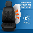 Car Seat Covers Premium Cloth, Washable Seat Covers, Car Seat Covers Front Seats, Elastic Fabric Airbag Compatible Automotive