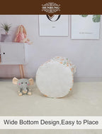 HUNRUNG Laundry Hamper,Large Canvas Fabric Lightweight Storage Basket Toy Organizer Dirty Clothes Collapsible Waterproof for 