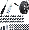 60 Pcs Tire Repair Rubber Nail, Tire Repair Nail Tire Repair Rubber Screws Fast Tool Self-Service Tire Repair Nail Vacuum Sui