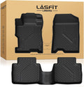 LASFIT Floor Mats for Honda Accord Sedan 2012 2011 2010 2009 2008, All Weather Custom Fit TPE Floor Liners 1st & 2nd Row, Black (Not for Coupe)