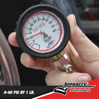 Longacre 50417 0-60 PSI Analog Tire Pressure Gauge, 2 Inch