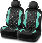 Road Comforts Seat Covers, Premium Leather Car Seat Covers Front Seat for Women Girls,Airbag Compatible, Automotive Seat Cove