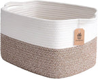 Goodpick Cube Storage Bins - Shelf Baskets for Toys Storage, Closet Storage Bins for Towel Book Clothes, Woven Basket for She