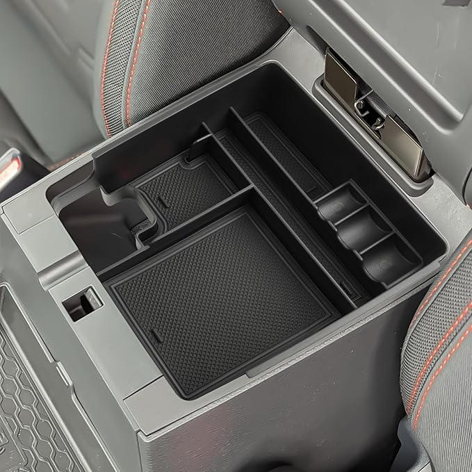 SHAOHAO for 2025 2026 Nissan Frontier Center Console Organizer Tray 2022-2025 2026 Nissan Frontier (S/SV/Pro-X/Pro-4X/SL) Console Tray Frontier 2023 2024 2025 2026 Accessories Armrest Box Organizer
