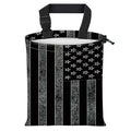 Car Trash Bag Large Hanging Can for Back of Seat, Cute Waterproof Car Garbage Bag for Vehicle, Travelling, Outdoor Dark American Flag