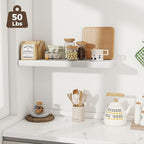 Fun Memories 12 Deep Floating Shelves for Wall | 30W x 12D Large Floating Shelves | 3 Pack Storage Space Wall Mount Shelf for
