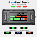 AVAPOW TJ18 5000A Battery Jump Starter Portable with 4 HD Display PD 18W Fast Charging12V Jump Box Car Battery Jump Starter