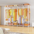 Ulif H50 Extra Large Clothes Rack, Heavy Duty Garment Rack, Freestanding Portable Closet, Clothing Racks for Hanging Clothes,