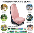 Waterproof Sweating Car Seat Cover for Post Gym Workout, Running, Swimming, Beach and Hiking, Universal Fit Non-Slip Bucket S