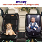 Bacgnyer Car Seat Protector, 2 Pack of Seat Protectors, Thickest Padded 600D Fabric Padding, Waterproof, Durable, Anti Slip B