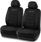 Skechers Memory Foam Car Seat Covers,Thick Cool Touch Fabric Seat Covers Front Seat Covers Airbag Compatible,Automotive Comfo