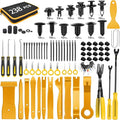 GOOACC 238Pcs Trim Removal Tool, Auto Push Pin Bumper Retainer Clip Set Fastener Terminal Remover Tool Adhesive Cable Clips K