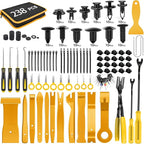 GOOACC 238Pcs Trim Removal Tool, Auto Push Pin Bumper Retainer Clip Set Fastener Terminal Remover Tool Adhesive Cable Clips K