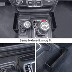 JKCOVER Center Console Gear Shift Organizer Tray Compatible with Jeep Wrangler JL/JLU 2018-2023 2024 2025 and Jeep Gladiator JT Truck 2020-2022 2023 2024 2025 Storage Box Accessories (Not for JK/JKU)