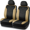 Skechers Memory Foam Seat Covers,Leather Car Seat Covers, Ultimate Comfort & Support Front Seat Covers Airbag Compatible, Aut