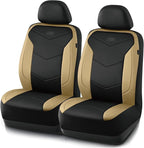 Skechers Memory Foam Seat Covers,Leather Car Seat Covers, Ultimate Comfort & Support Front Seat Covers Airbag Compatible, Aut