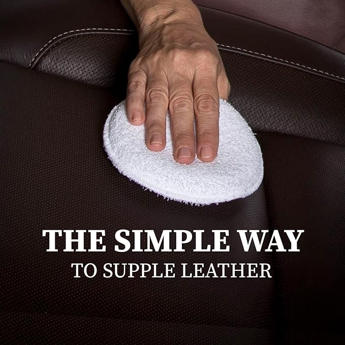 Lexol Deep Leather Conditioner, Use on Car Leather Upholstery, Shoes, Boots, Furniture and Other Leather Accessories, 101.4 F