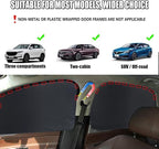 XCBYT Car Window Shades - 4 Pack Car Window Covers 99% UV Protection Magnetic Fordable Privacy Sun Shade for Baby