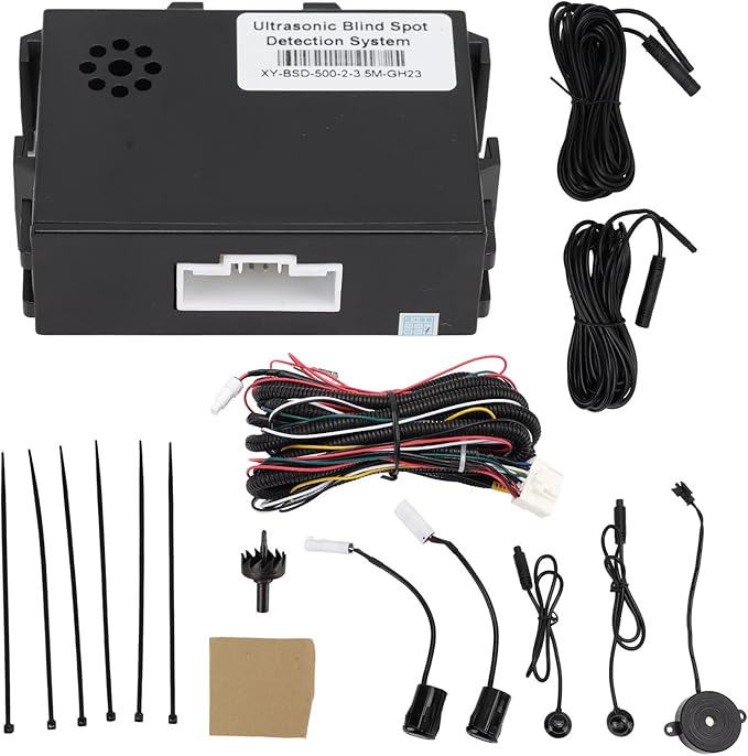 Acouto Blind Spot Detection System Kit Car Blind Spot Monitoring System BSD Distance Assistant Lane Changing Warning Reversin