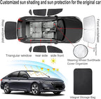 TINGLU Window Shades for Honda Accord 2023-2026 Accessories Car Side Full Windows Windshield Sun Shade Sun UV Rays & Privacy Protection for Camping,Napping,and Relaxing 8PCS