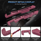 Car Seat Gap Filler 2Pack, Inserts Between Seats Console with Organizer Storage Upgraded Phone Holder Side Seat Gap Fillers Cars Front Seats Fill Plug Car Essentials for Vehicle SUV Truck (Wine Red) | Organizer Storage, Cars Front Seats, Fill Plug, Car...