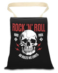 Car Trash Can, Durable Hanging Car Trash Garbage Bag, Cute Automotive Garbage Cans Organizer, Black Rock Skull