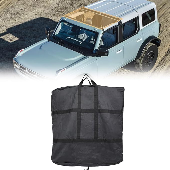 Hard Top Storage Bag fit for Fit for 2021-2026 Ford Bronco 4-Door and 2-Door Front Top
