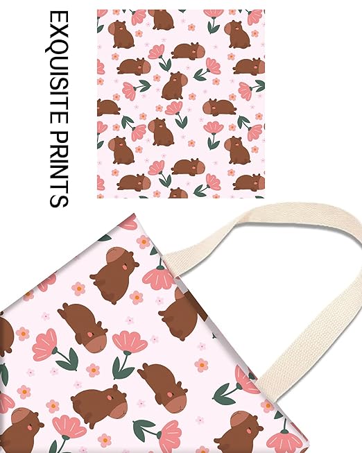 Car Trash Can, Durable Hanging Car Trash Garbage Bag, Cute Automotive Garbage Cans Organizer, Cute Brown Bear Flower