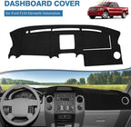 FIILINES Dash Cover for Ford F150 2004-2008, Dashboard Cover F150 Accessories Suede Dash Cover Mat Sunshade Anti-Slip Pad Car