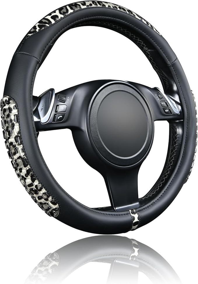 Flying Banner car Steering Wheel Cover Gel Massage Velvet Cool Warm Universal Size 15 inches SUV Truck Anti Slip Odorless Sum