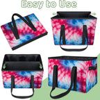 Reusable Grocery Bags Heavy Duty Shopping Bags Foldable Large Tote Bags with Long Handles & Hard Bottom