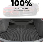 LASFIT Trunk Mat for Chevrolet Chevy Impala 2014-2020 (Not Fit Equipped with The Auto Stop/Start System), All Weather TPE Custom Fit Cargo Mat Trunk Liner for Chevy Impala Accessories, Black