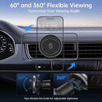 SYNCWIRE for MagSafe Car Mount, Flexible Rotation Magnetic Phone Holder for Car Vent, Hands Free Car Air Vent Phone Holder Clip Universal Compatible with iPhone 17 Pro Max 16 15 14 13 12 MagSafe Case