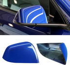 Jaronx Compatible with Tesla Model Y Side Mirror Cover Replacement 2020 2021 2022 2023 2024, Right Passenger Side Blue Door Wing Rearview Mirrors CoverCap for Tesla Model Y Accessories