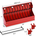 Mayouko 11 Slots Pliers Rack Organizer Holder, For Standard & Wide Pliers, All Steel, Fits in Toolbox Drawer, Chest, Pegboard