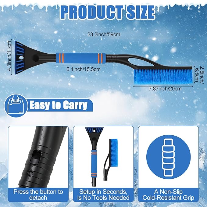 Windshield Cover for Ice and Snow Kit Winter Car Essentials 600d Oxford Snow Cover with Ice Scraper Brush Storage Bag Winter Car Accessories Frost Hail Protector for Sedan Truck SUV and Mpv