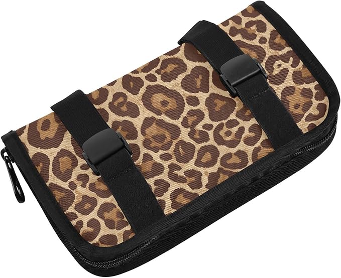Car Tissue Holder Car Visor Organizer Tissue Box Holder for Car Sun Visor Organizer with Car Vehicle Accessories Essentials Interior for Women Men Light Leopard Print