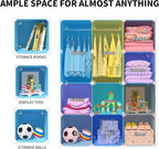 VIPZONE Baby Dresser, Kids Closet Organizers, Portable Kids Wardrobe for Closet, Bedroom, Nursery, Cubby, Cabinet, Clothes, D