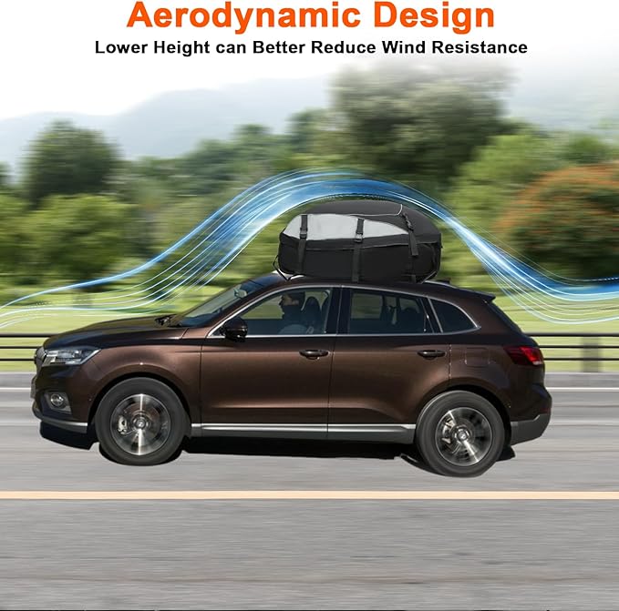 Car Rooftop Cargo Carrier Bag Waterproof Duty- Car Roof Top Carrier, Roof Top Carrying Bags 28 Cubic Feet