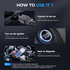 AUTOPHIX 5600P+ OBD2 Scanner fit for Volkswagen Audi VW Skoda Seat VAG Scan Tool Check Engine Light EPB ABS SRS Code Reader