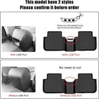 Auxko All Weather Floor & Cargo Mat for Honda Civic Sedan 2026 2025-2022 (Not for Hatchback or Hybrid) TPE Rubber Liners Set All Season Guard Odorless Anti-Slip Floor Mats Trunk Mat