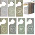 Patelai 7 Pcs Wooden Baby Closet Dividers for Clothes Organizer 1T to 7T Hanger Closet Dividers Nursery Organization for Home