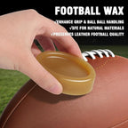4 in 1 Football Prep Kit - for Effectively Secure Grip & Enhance Tack with 2 Football Wax & 1 Football Brush & 1 Cloth - Adul