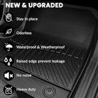 Auxko All Weather Floor Mats Cargo Mat for Honda CRV 2007 2008 2009 2010 2011 All Season TPE Accessories Guard Odorless Anti-Slip Floor Liners Trunk Mat
