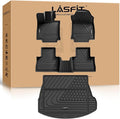 LASFIT Floor Mats for Lexus NX 350/ NX250/ NX 2022-2026 (Not Fit for NX350h/ NX450h+), All Weather Cargo Mats TPE Floor Liners Accessories Front & Rear Rows & Cargo Liner, Black