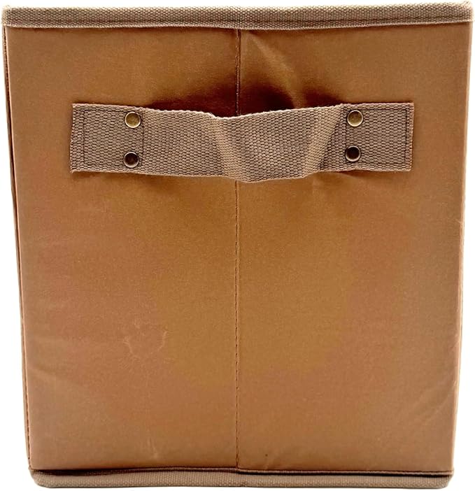 Earthwise Deluxe Collapsible Reusable Shopping Box Bag Set with Reinforced Bottom Wavy Friends Design Storage Boxes Bins Cubes Washable Paper (Set of 2)