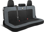 Cat MeshFlex Charcoal & Black Rear Seat Cover for Car – Durable Canvas & Mesh Design 60/40 Split Bench Protector for Cars, Tr